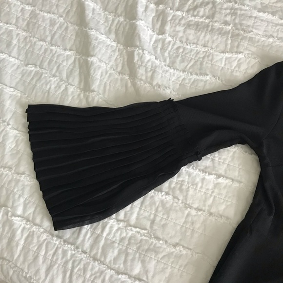 Black Wrap Dress - Picture 5 of 6